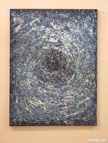 How to make a textured abstract painting