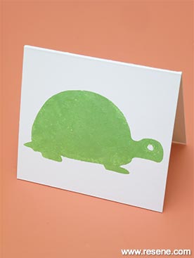 A cool turtle card