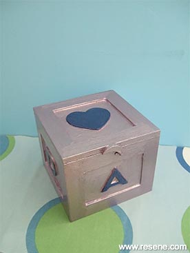 Paint a wooden box