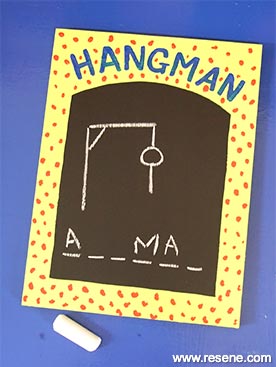 Make your own Hangman game
