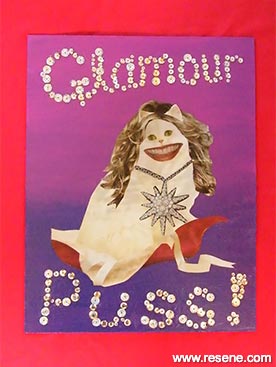 Collage montage - glamour puss