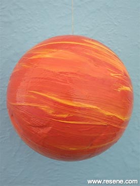 Make a painted planet