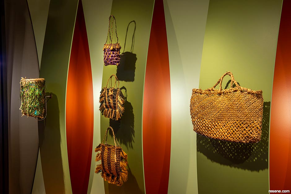 Hawke's Bay exhibition - woven Taonga
