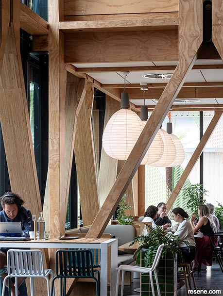 Cafe - timber interior