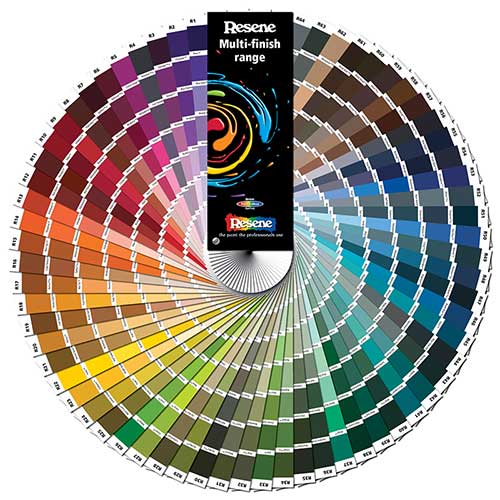 Resene Multi Finish R Series Collection New Colour Chart