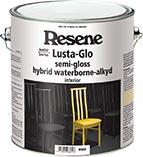 Resene Lusta-Glo semi-gloss hybrid waterborne alkyd