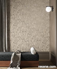 Resene Agathe Wallpaper Collection - Room using AGA502