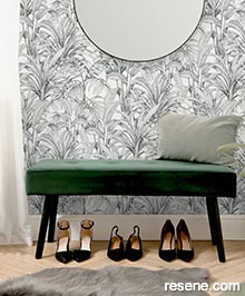 Resene Asperia Wallpaper Collection - Room using A51401	