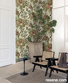 Resene Asperia Wallpaper Collection - Room using A55802 