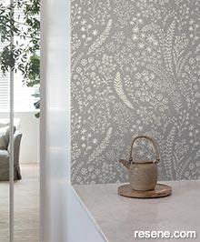Resene Asperia Wallpaper Collection - Room using A58703 
