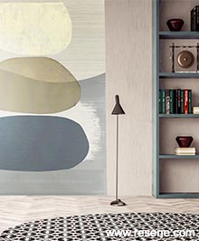 Resene Bold Wallpaper Collection - Room using E395892 