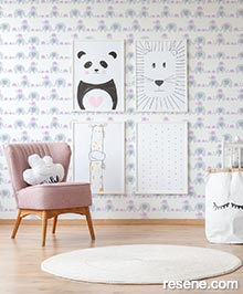 Resene Little Love Wallpaper Collection - Room using 38113-2 