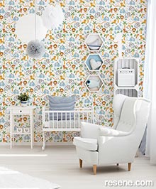 Resene Little Love Wallpaper Collection - Room using 38115-2 