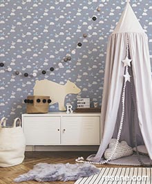 Resene Little Love Wallpaper Collection - Room using 38125-2 