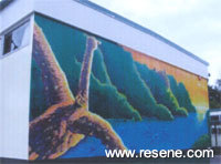 Mural at Whangarei Primary School