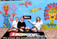Mural at Gisborne Intermediate School
