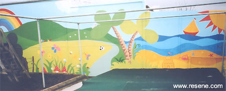 Robins Nest Childcare Mural