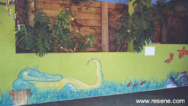 Mural at Oakura Swim School