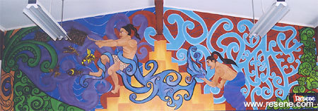 Mural at Feilding Intermediate School