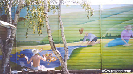 Mural at Aorangi Road, Feilding 