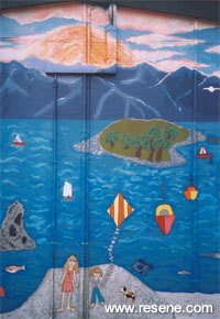 Mural at Tahunanui School