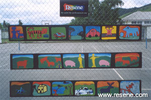 Tapawera Area School Cool Activities Mural