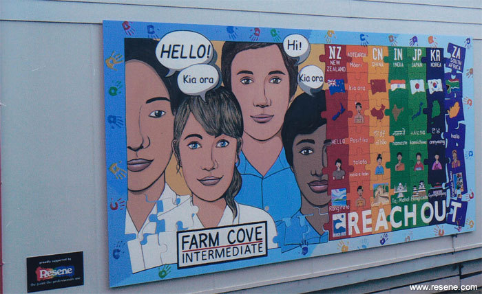 Farmcove Intermediate School Mural