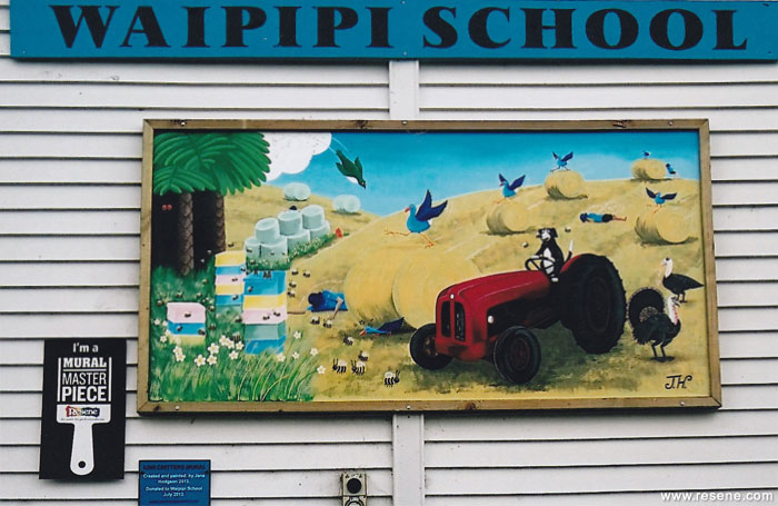 Mural Masterpiece at Waipipi School