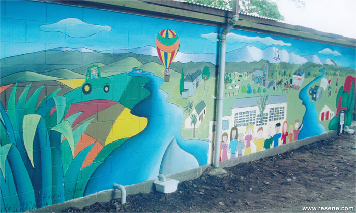 Mural Masterpiece at Hororata Road School
