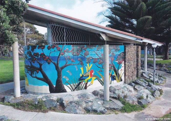 Mural Masterpiece at Stanmore Bay Beach