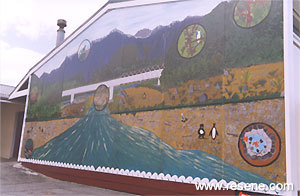 Mural at Haast School