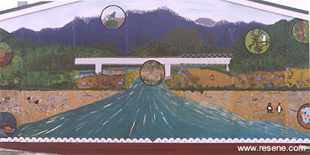 Mural at Haast School
