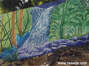 An entry from Carindale in the Resene Mural Masterpieces competition 2014