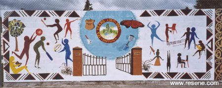 Dipton School, School Mural