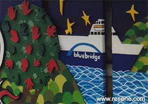 An entry from Tuatara Kids in the Resene Mural Masterpieces competition 2015
