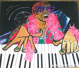 An entry from Jazz Joe’s Bar in the Resene Mural Masterpieces competition 2015