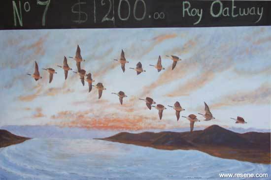 Roy Oatway is a an entrant in Foxton's Festival of Murals 2010