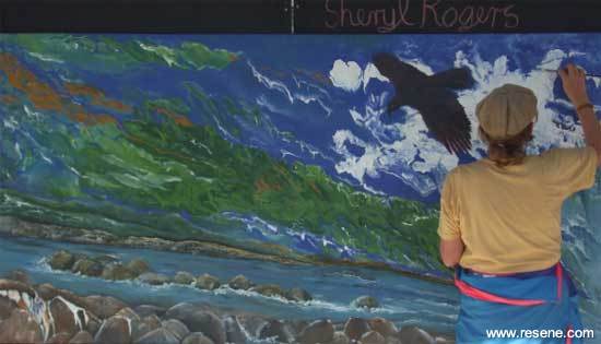 Mural competition in Foxton