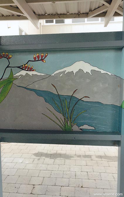Opihi College Mural photo