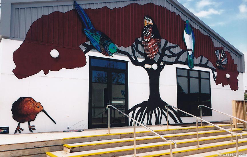 Oturu School mural