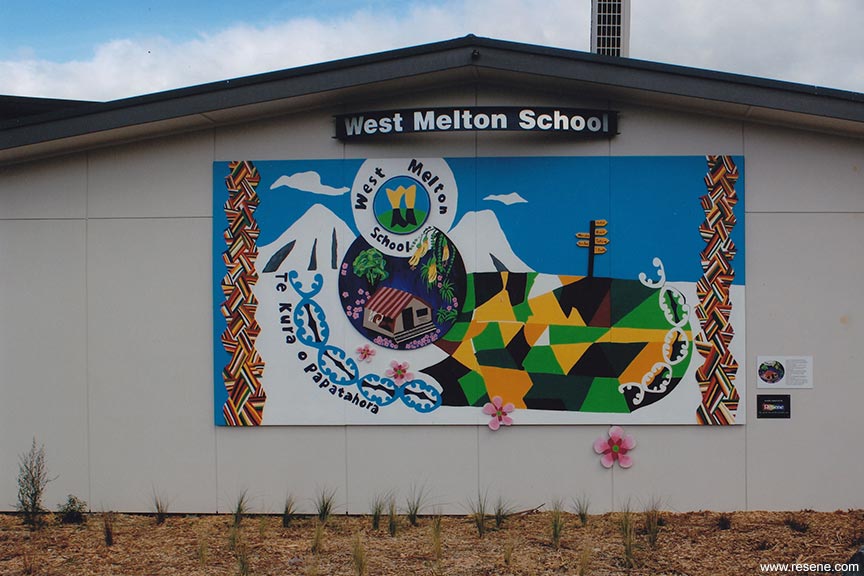 West Melton Primary School mural