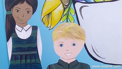 St Patrick's School Masterton mural