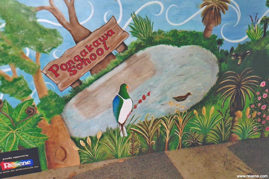 Paengaroa School mural design