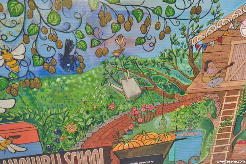 Rangiuru School mural