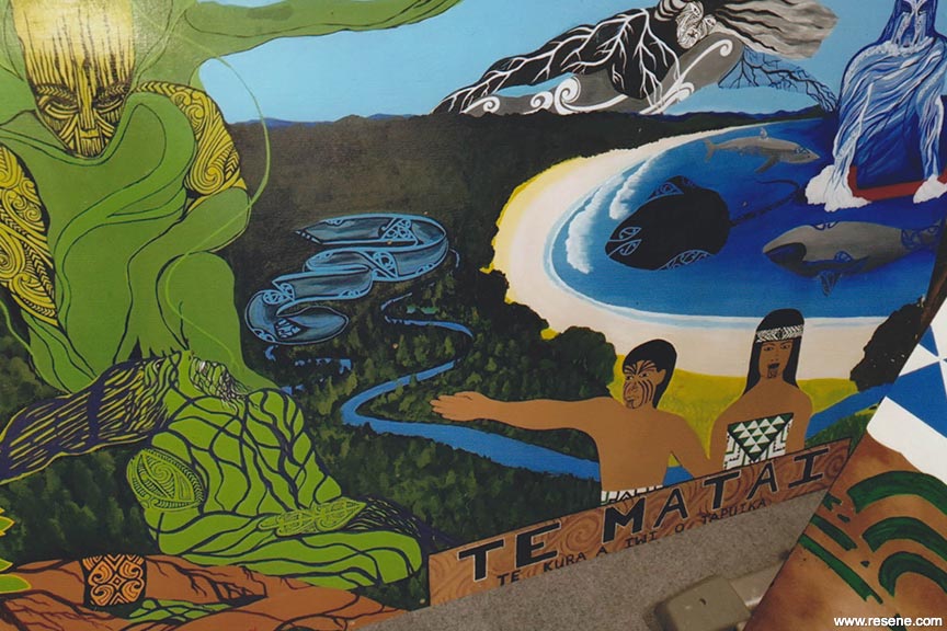 Te Matai School mural