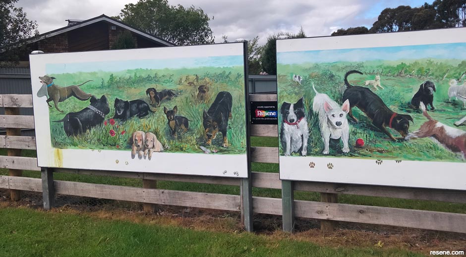 The Dogs of Perth - mural theme