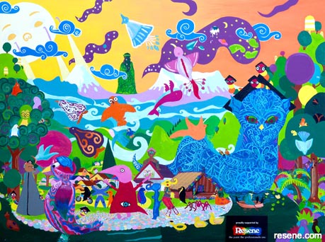 Taumarunui Primary School - mural