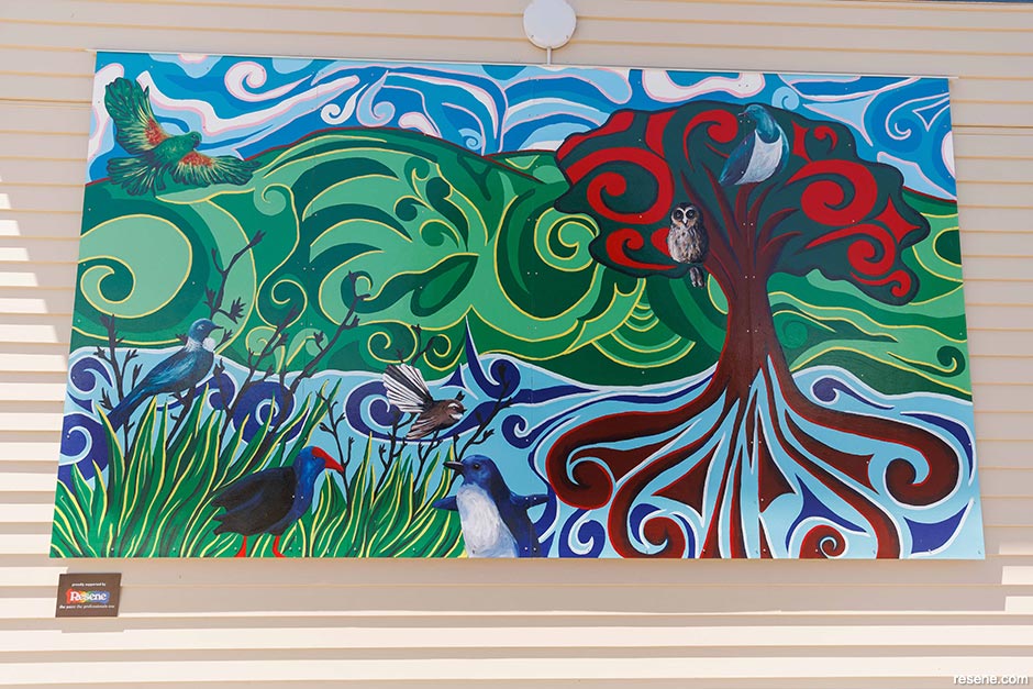 Celebrating Tauranga Moana - mural