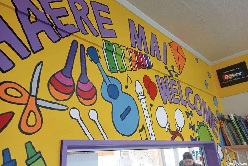 Pleasant Point Playcentre mural