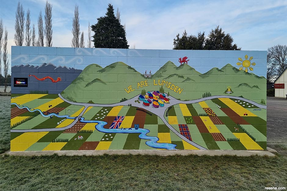Mural theme: We are Lumsden – the cultures of our community